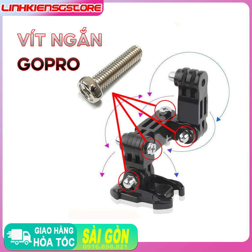 Vít ngắn cho GO PRO camera hành trình