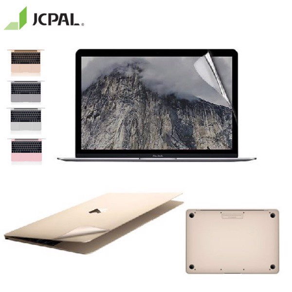Bộ dán JCPAL 5 in 1 cho Macbook 12inch ( 4 màu)