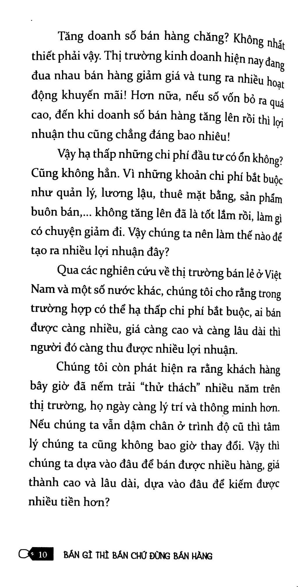Bán gì thì bán chứ đừng bán hàng