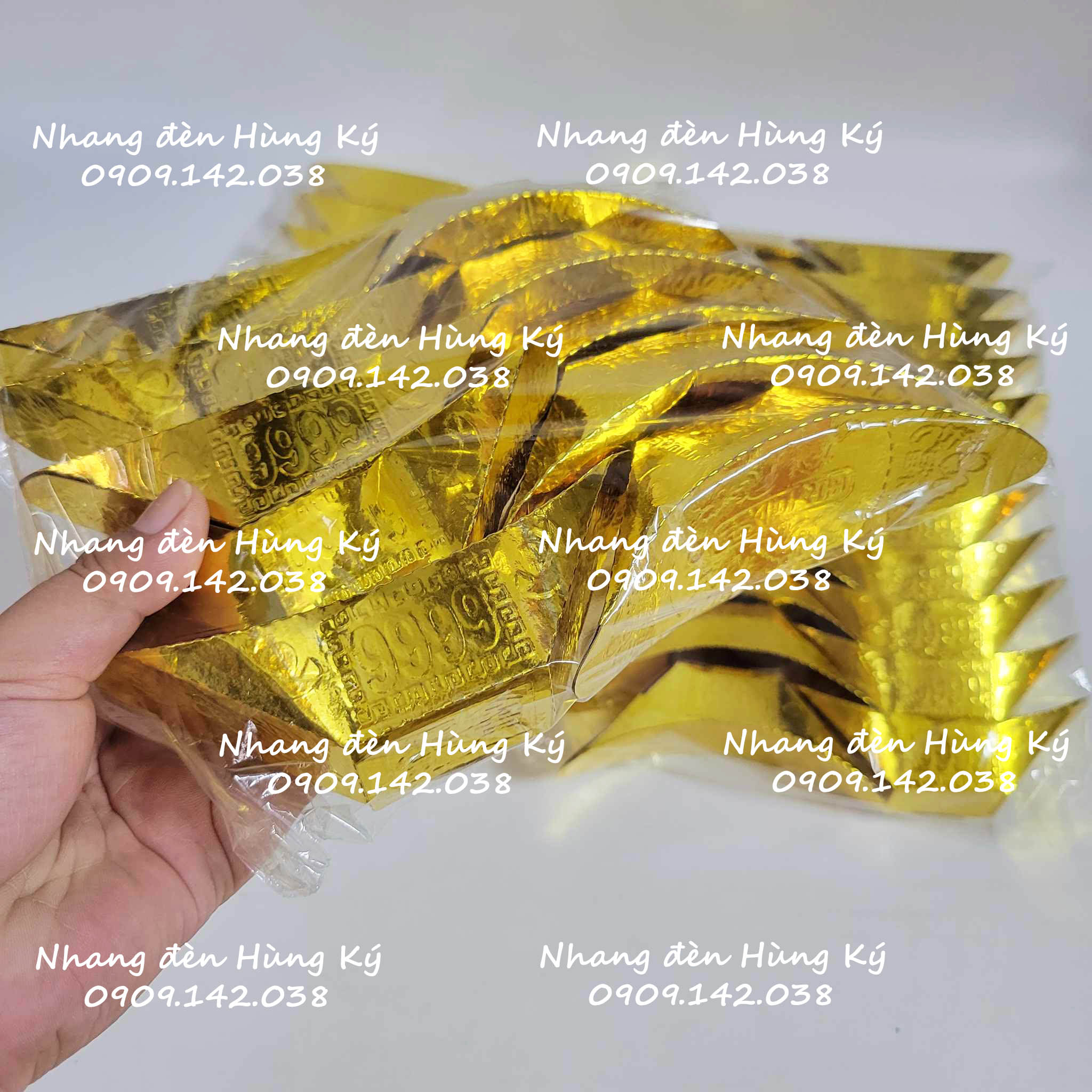 Hàng mã vàng thỏi thuyền 1 bao 10 thỏi