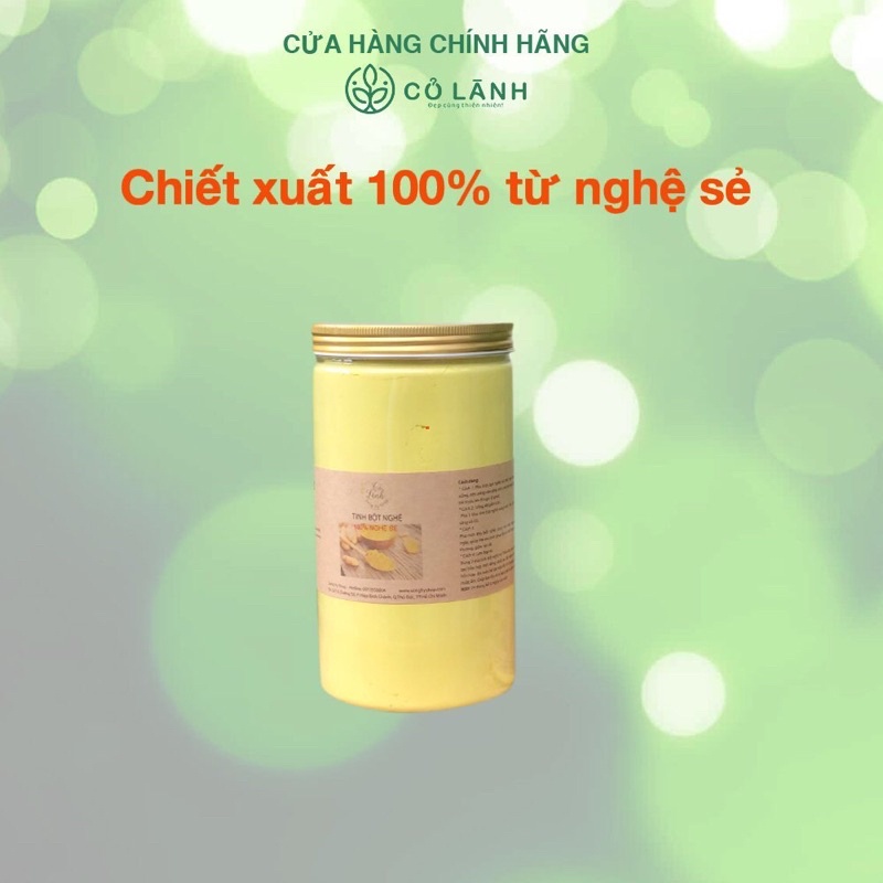 Tinh bột nghệ sẻ nguyên chất Cỏ Lành 1000G