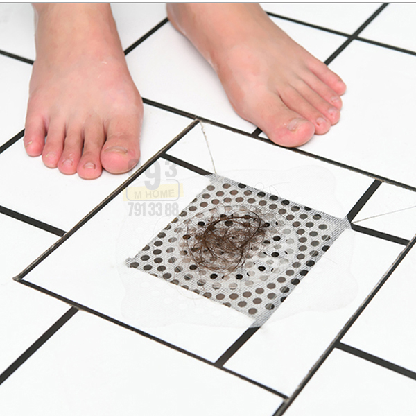 Combo 30 Tờ Dán Chặn Rác Ngăn Tóc Cống Thoát Nước Nhà Tắm Túi Lọc Rác Thoát Nước