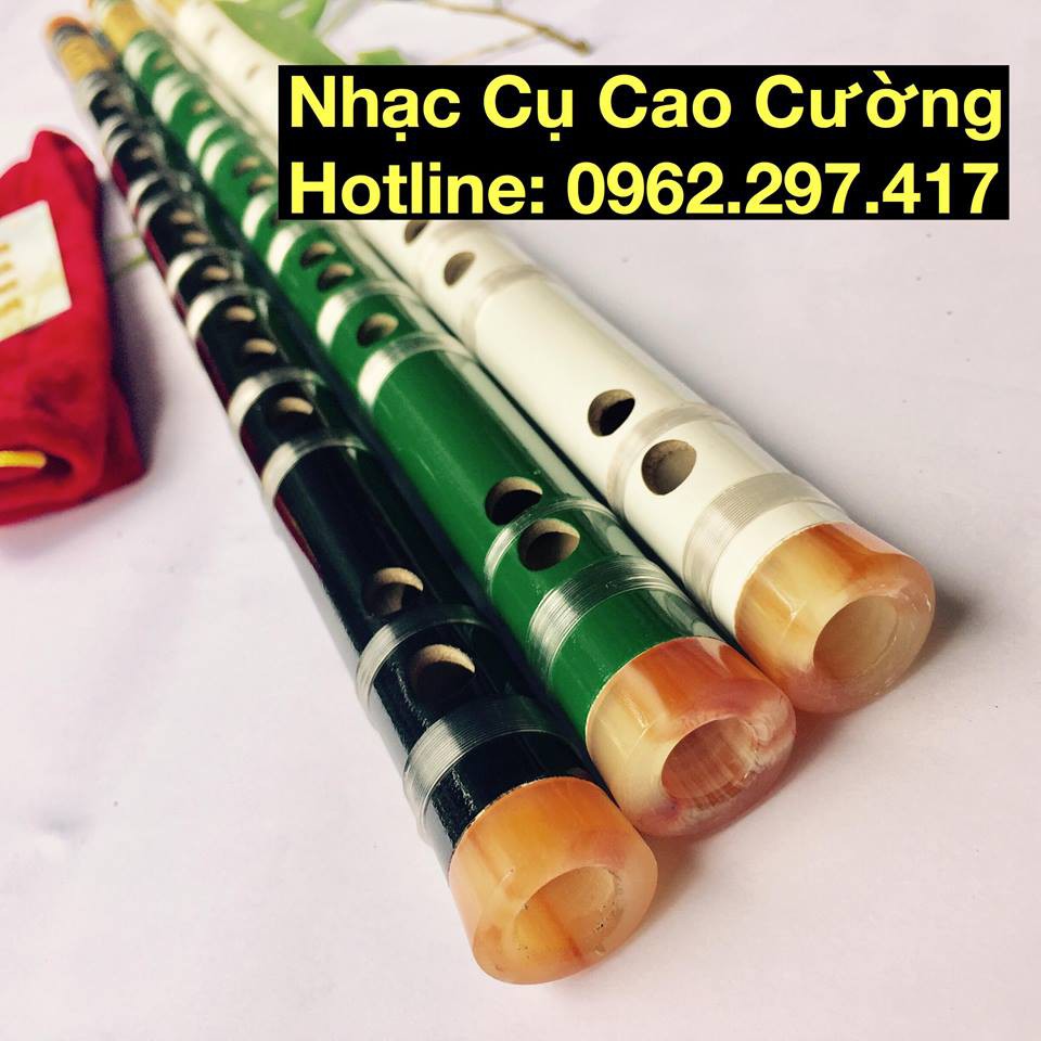 Sáo Trúc Dizi bọc giả ngọc 2 đầu