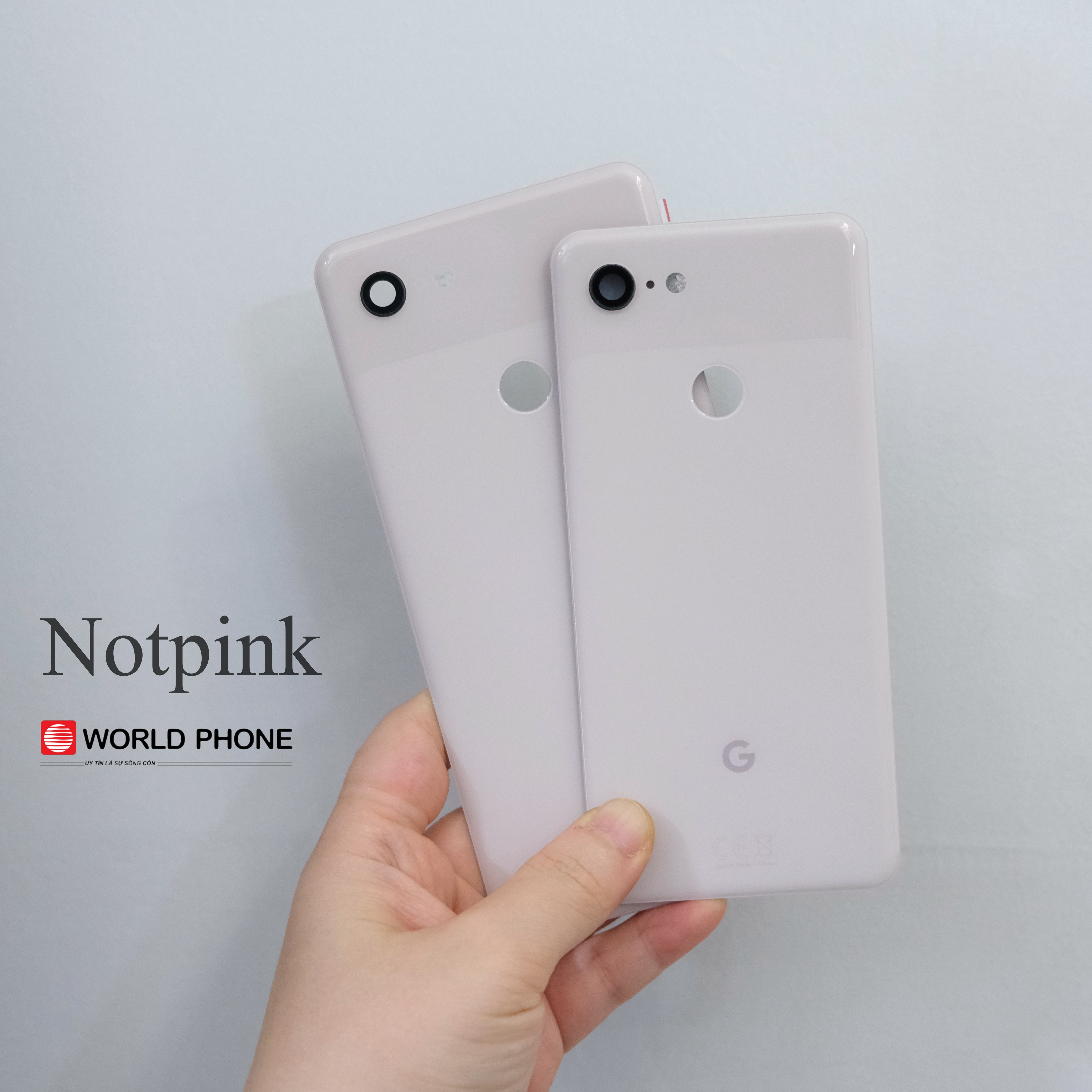 Nắp lưng GG Google Pixel 3 và 3XL 3 XL kèm keo dán lưng, khung kính camera