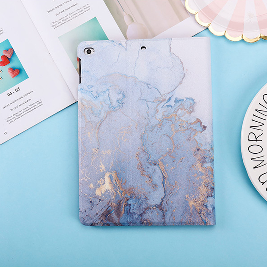 Ốp iPad, Bao Da iPad In Hình Vân Đá (P3)