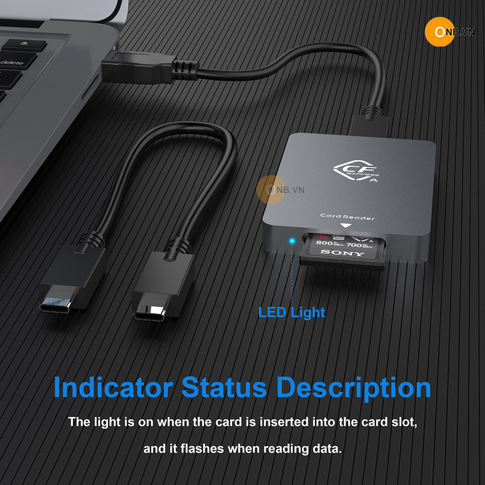 CFexpress Type A Đầu Đọc Thẻ nhớ Type A chuẩn USB 3.1 - Type C