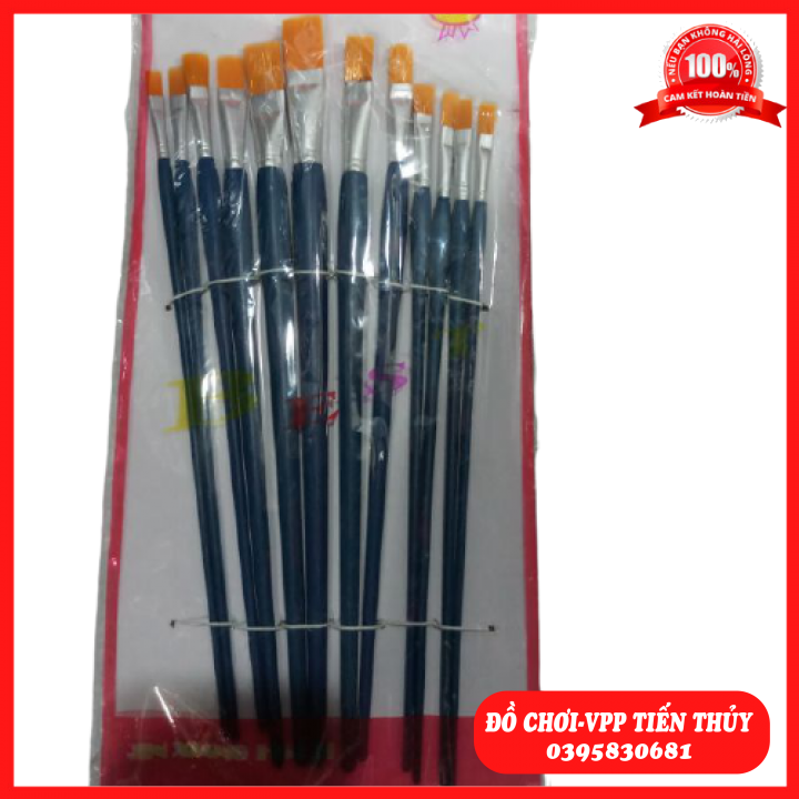 Sét 12 bút lông cọ vẽ màu nước chất liệu cao cấp