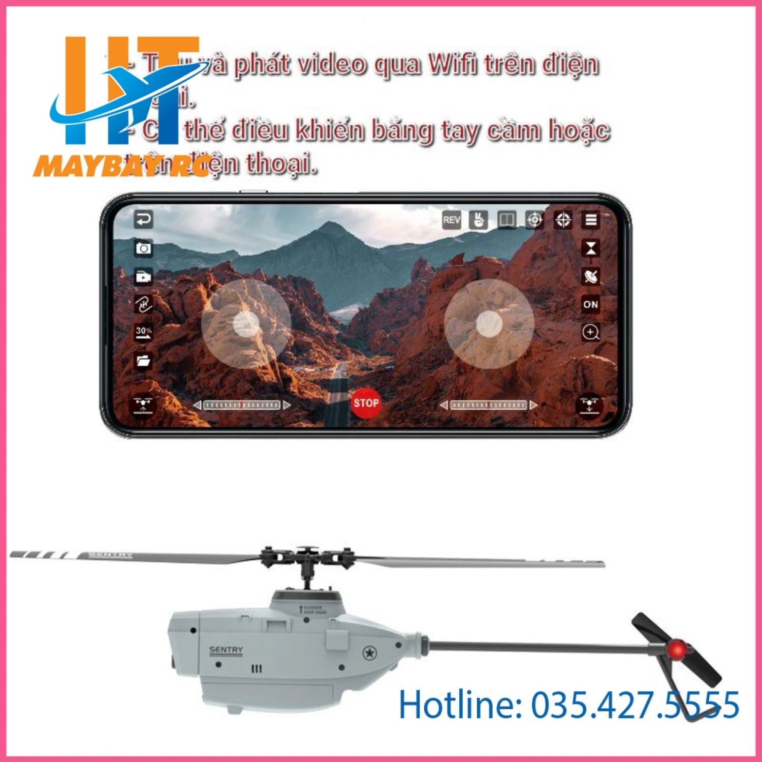 Máy bay điều khiển từ xa c127 camera fpv 1080p