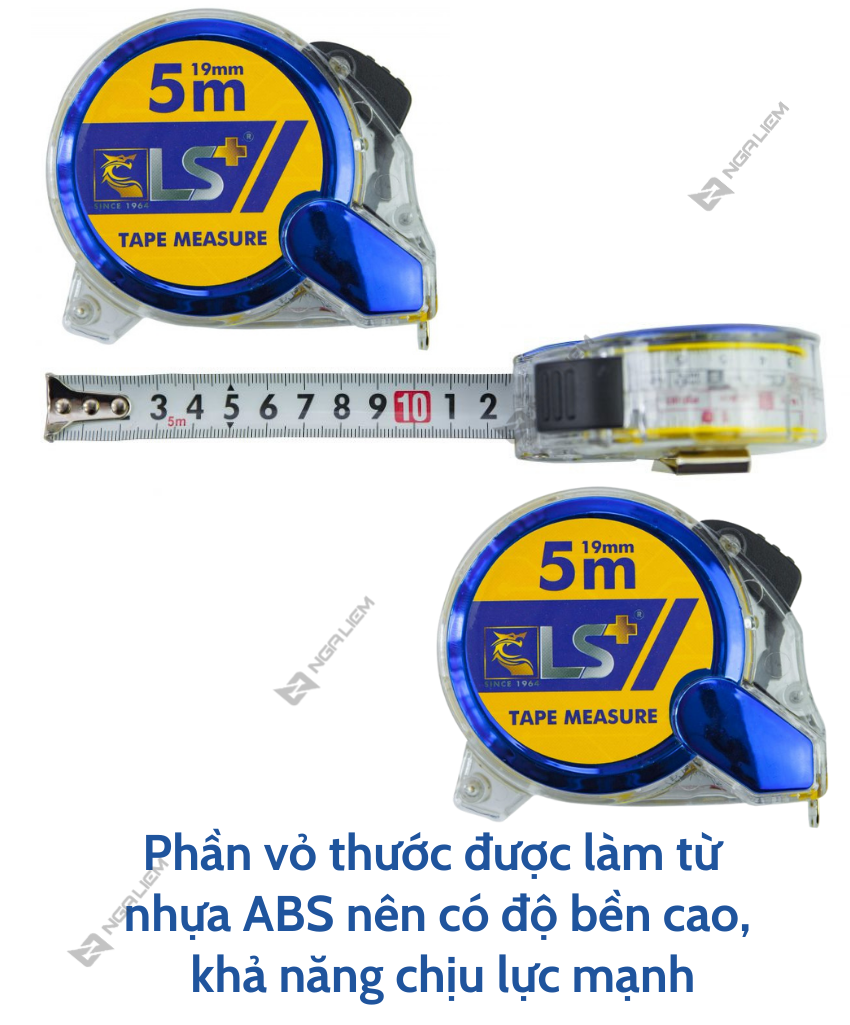 Thước Trong 2 Mặt Khóa Tự Động LS+