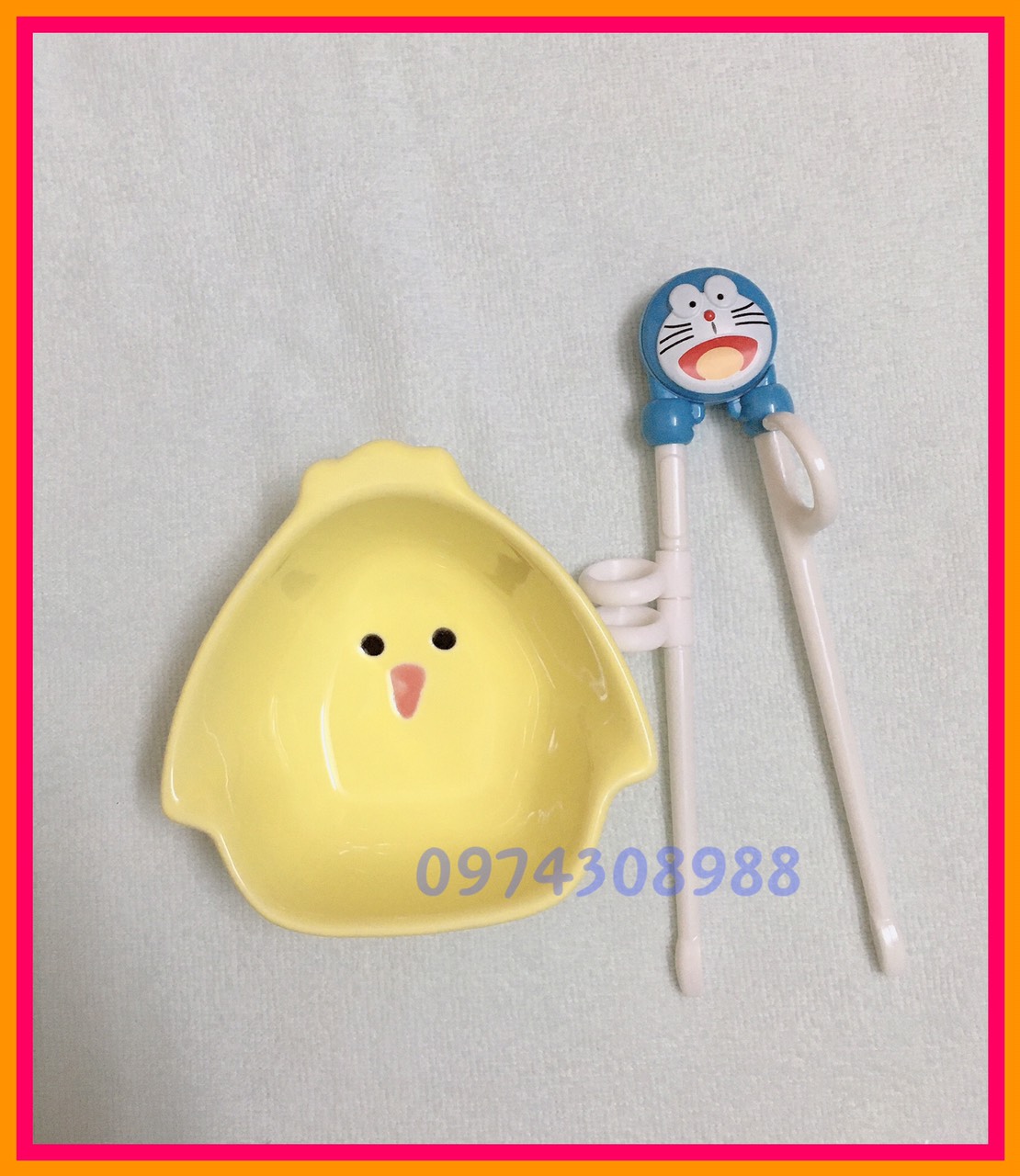 Bát Sứ Ăn Dặm Hình Gà Béo 120ml - Bé Ăn Dặm