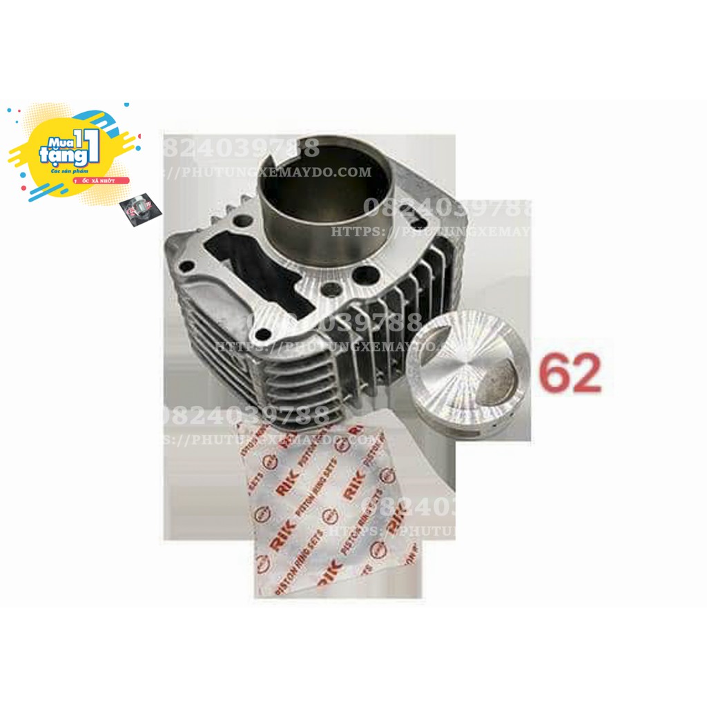 Lòng 62Mm Full Piston Bạc Cho Future Neo