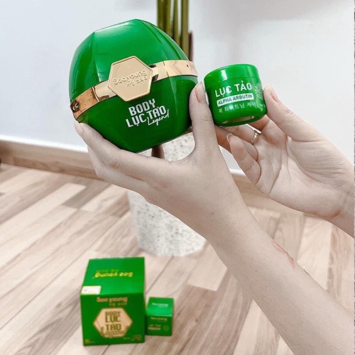 Kem Dưỡng Trắng Da Body Lục Tảo Soo Young Mẫu Mới Tặng Kích