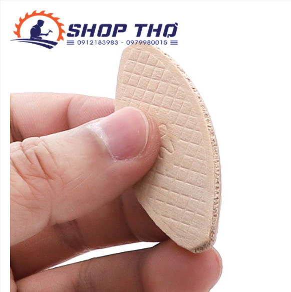 Mộng Bánh Quy liên kết gỗ cỡ 0, 10, 20 ( Túi 100 Miếng )