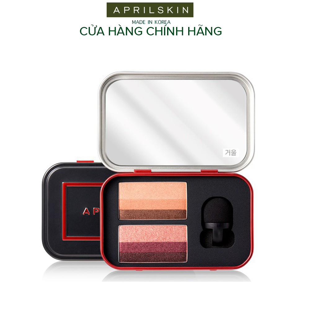 Bảng Phấn Mắt Aprilskin Perfect Magic Dual Eyeshadow 6g