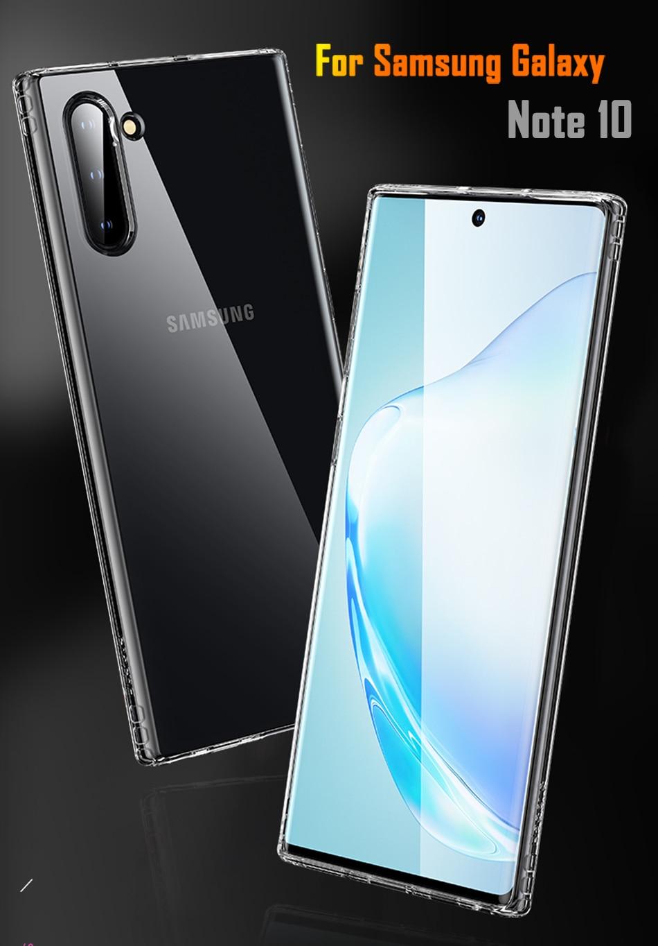 Ốp Lưng Silicon Cho Samsung Galaxy Note 10 (Trong Suốt) - Ốp Lưng Samsung Note 10