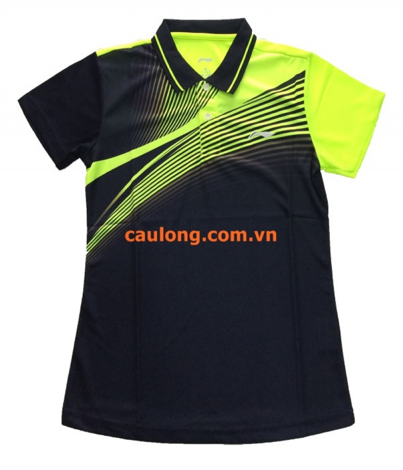 Áo Cầu Lông Nữ Cổ Bâu Lining 35179