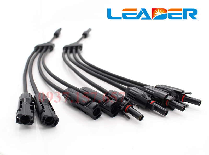 [HCM]Đầu nối MC4 Y4 ( vào 4 đầu ra 1 đầu)