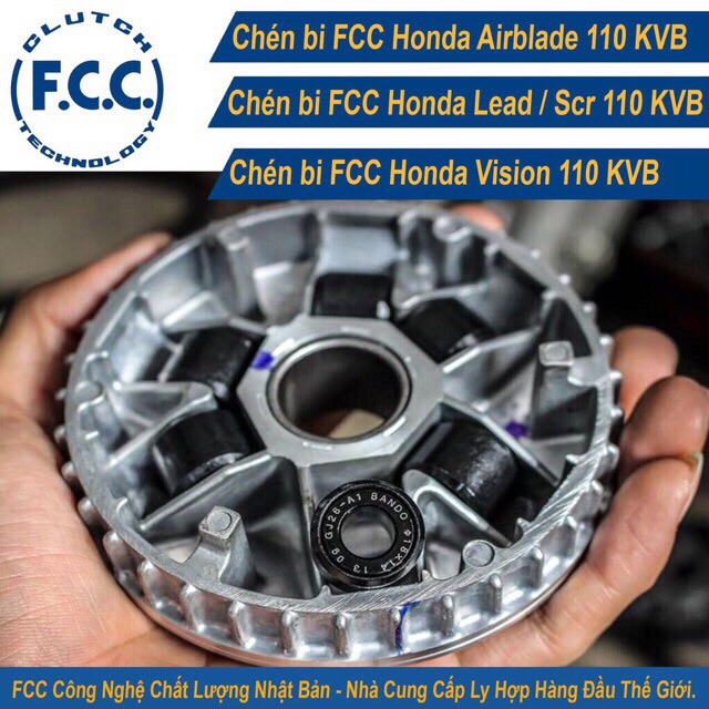 Bộ nồi Honda click 110  - bộ côn click 110