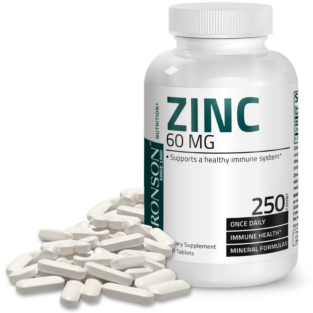 Organic ZinC 60mg - 250 viên Mỹ - Bổ sung kẽm