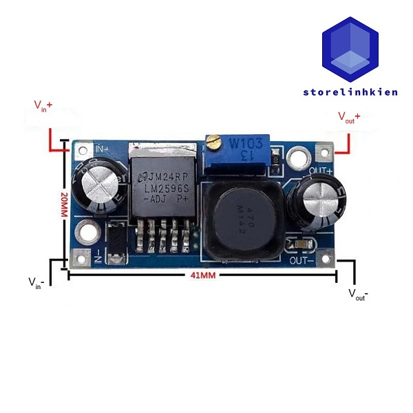 Mạch hạ áp DC-DC LM2596 3A