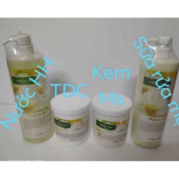 Bộ chăm sóc da hoa cúc 4 món chuyên dùng cho spa