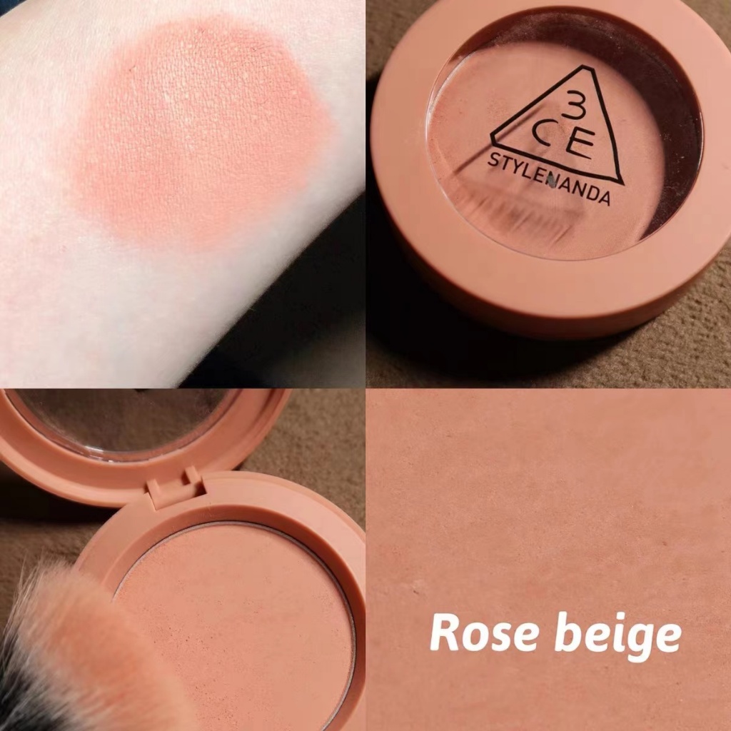 Phấn Má Hồng 3CE Mood Recipe Face Blush [Nude Peach- Mono Pink- Rose Beige]
