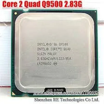 CPU Q9500 core 2 quad - CHíp Q9500 sk 775 kèm keo tản nhiệt