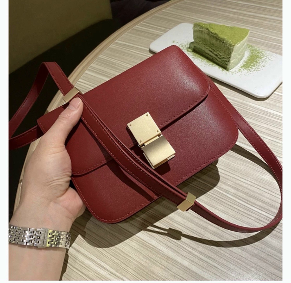 túi Pretty Fit Full box tag ( nâu đen đỏ nude)
