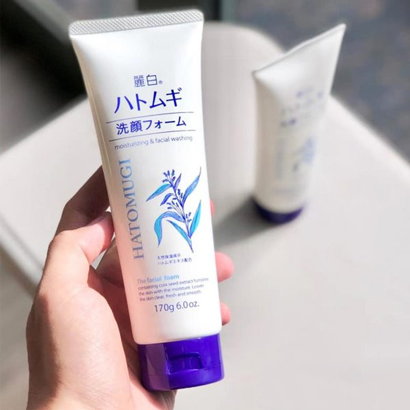 Sữa rửa mặt hạt ý dĩ hatomugi cleansing & facial washing 170g nội địa nhật bản