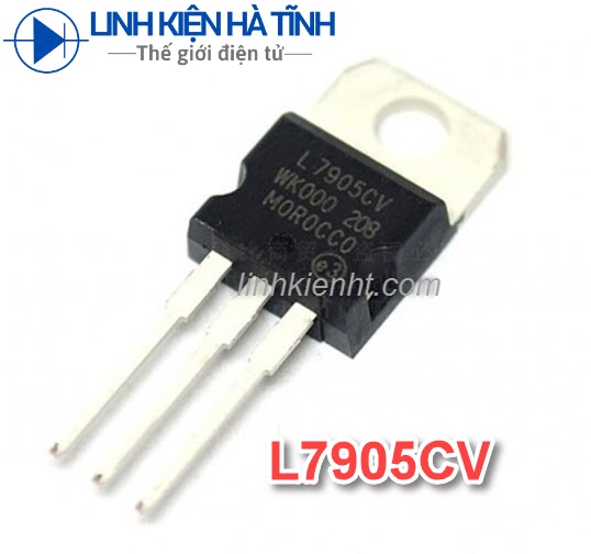 5 con ic nguồn l7905cv l7905 7905 to-220 -5v 1a
