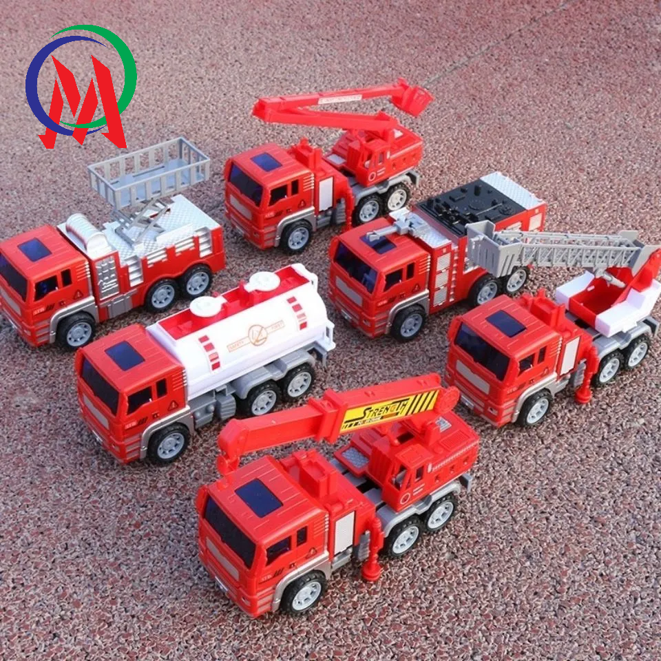 [ĐỒ CHƠI] Set 6 Mô Hình Xe Cứu Hoả