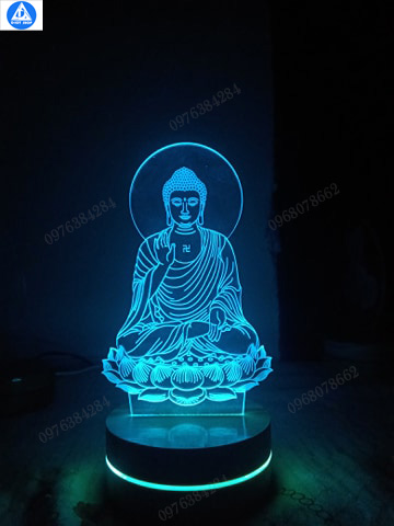 Quà biếu đèn led hình Phật A Di Đà
