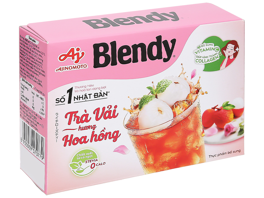 Trà vải hoa hồng Blendy hộp 88g