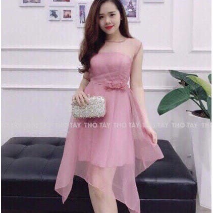 ĐẦM LƯỚI KẾT BÔNG XINH XINH