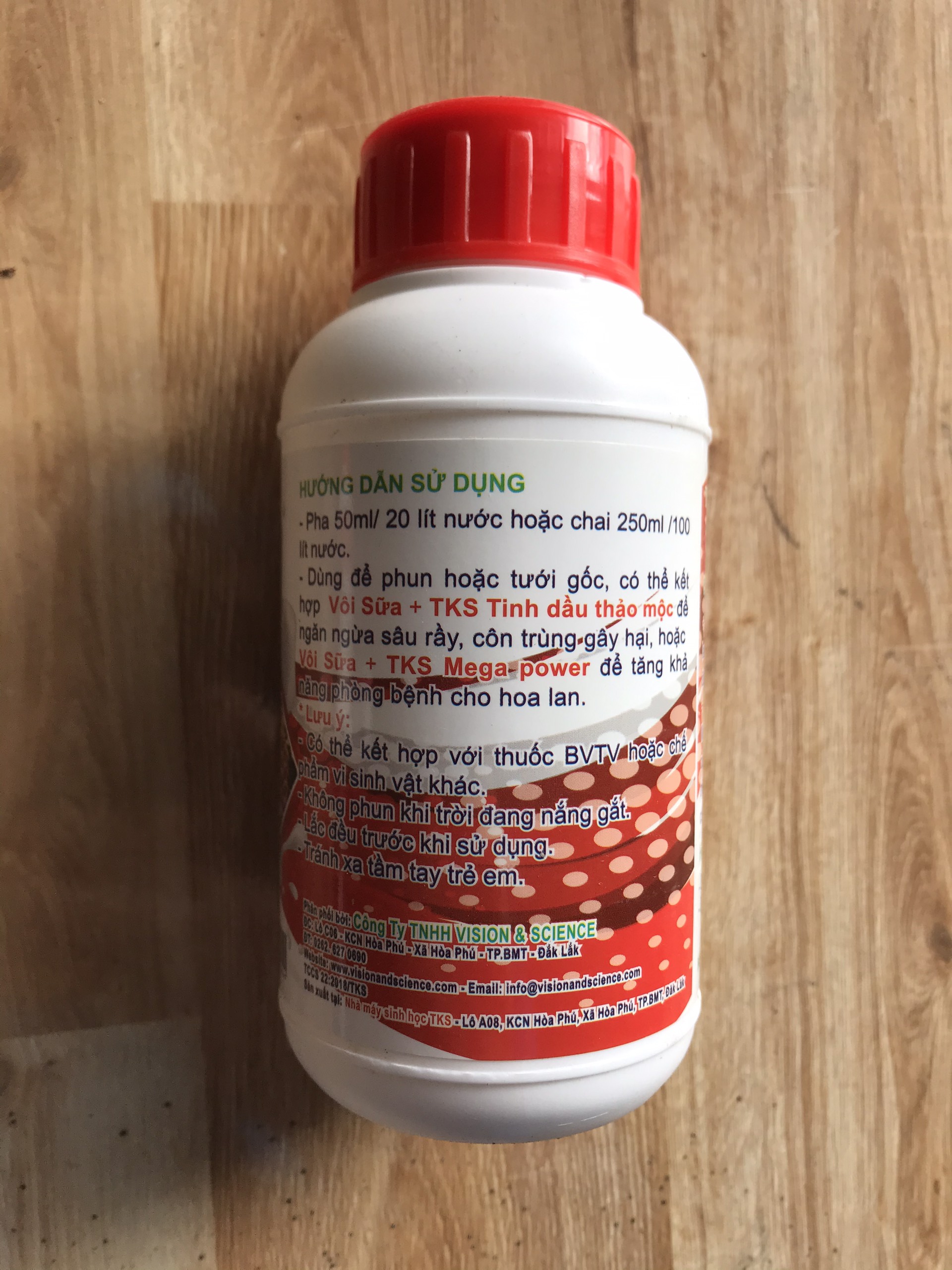 PHÂN BÓN VI LƯỢNG TKS – VÔI SỮA 250ML