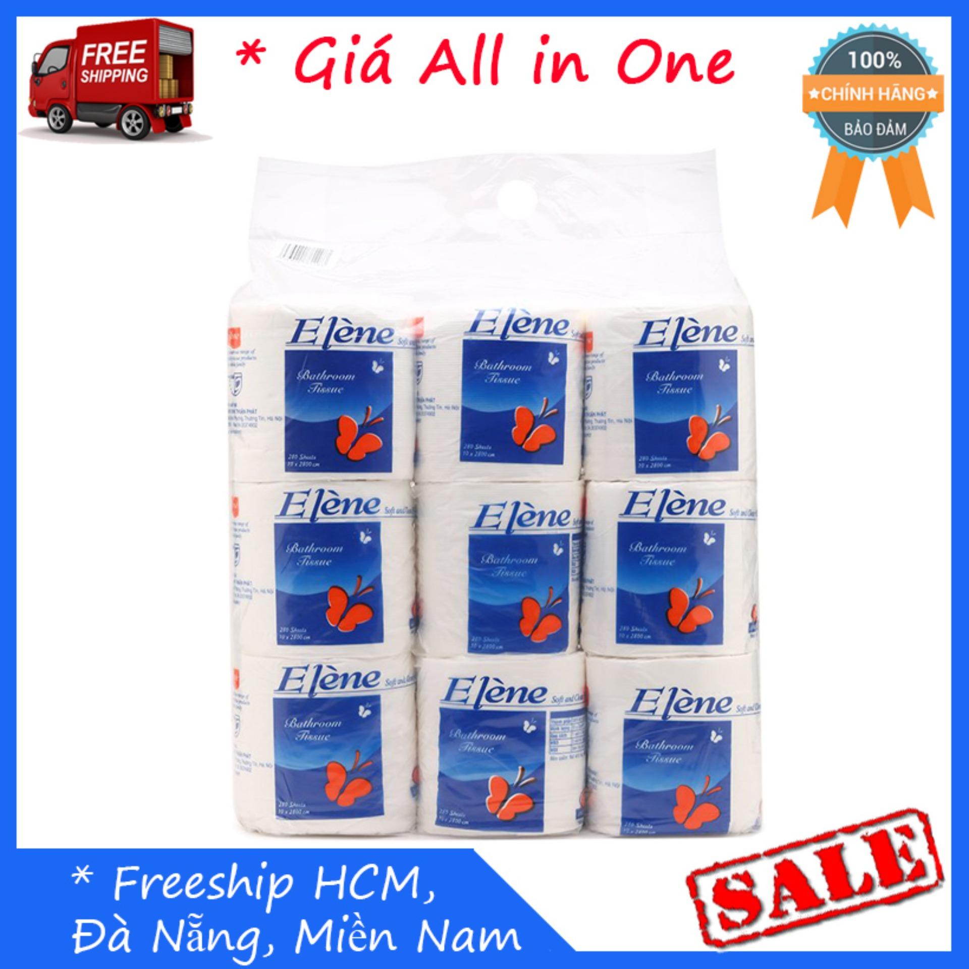 Giấy vệ sinh Elene 9 cuộn ( 3 lớp )