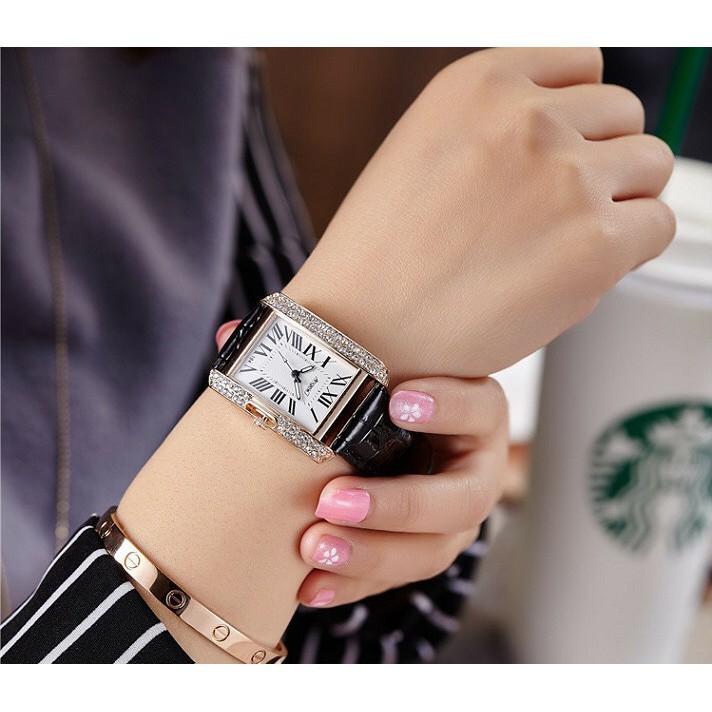 Đồng hồ thời trang nữ SHSHD đính đá