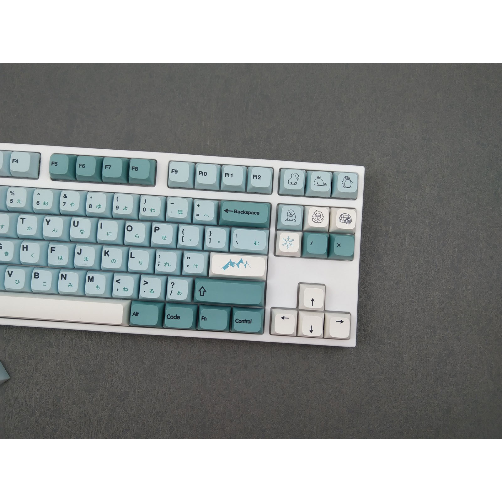 keycap iceberg,chất liệu pbt,profile XDA