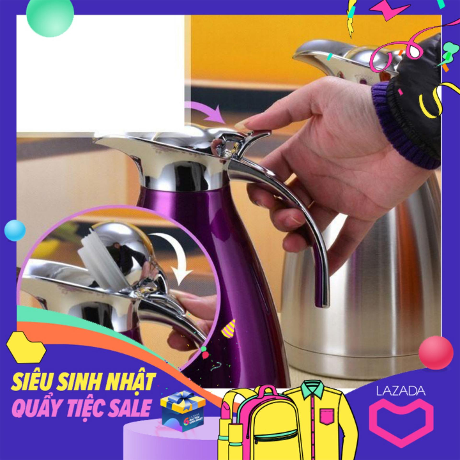 Bình giữ nhiệt inox 304 thái lan 2 lít