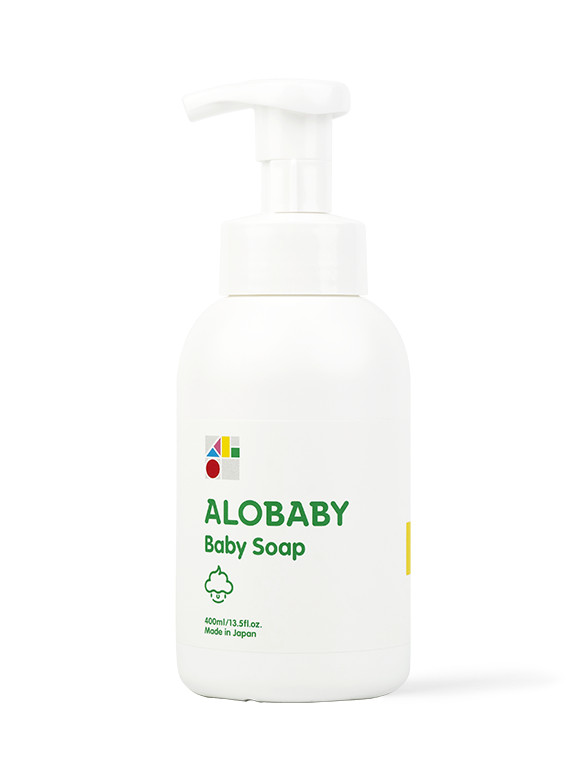 xà phòng tắm gội toàn thân organic cho trẻ sơ sinh 400ml alobaby baby soap 3