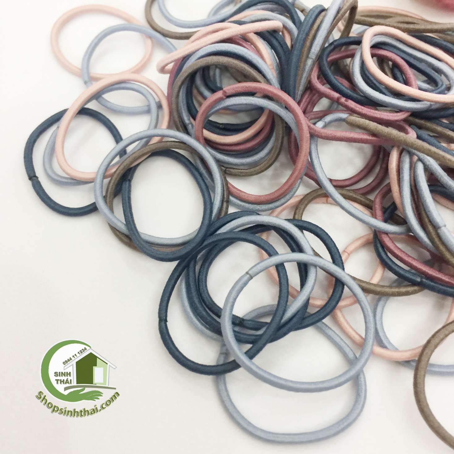 [HCM]20 Dây Cột Tóc Thun Mỏng Cho Trẻ Em Nhiều Màu -  Giao Màu Ngẫu Nhiên