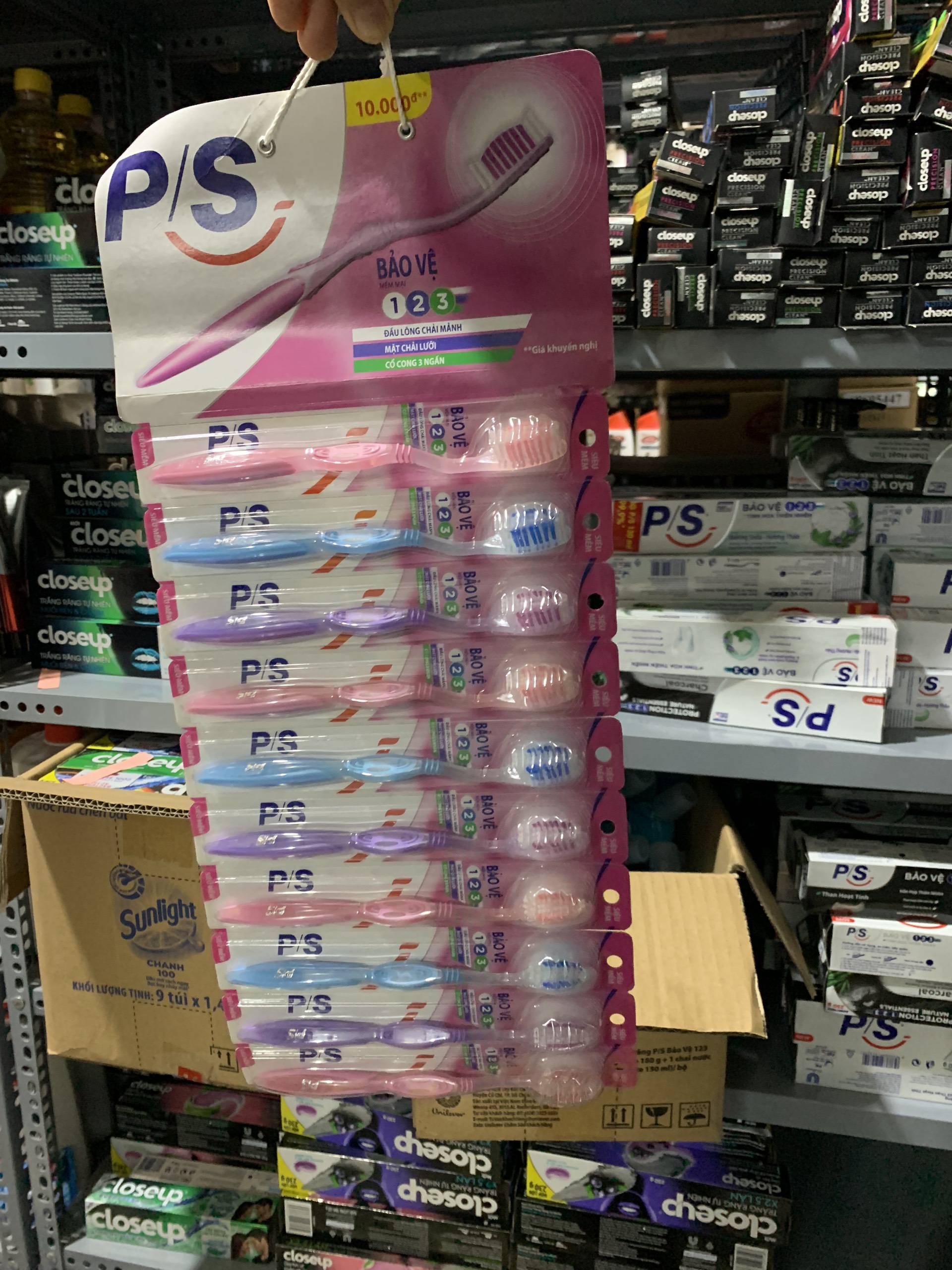COMBO 6 Bàn Chải Đánh Răng P/S Bảo Vệ 123 - Xanh