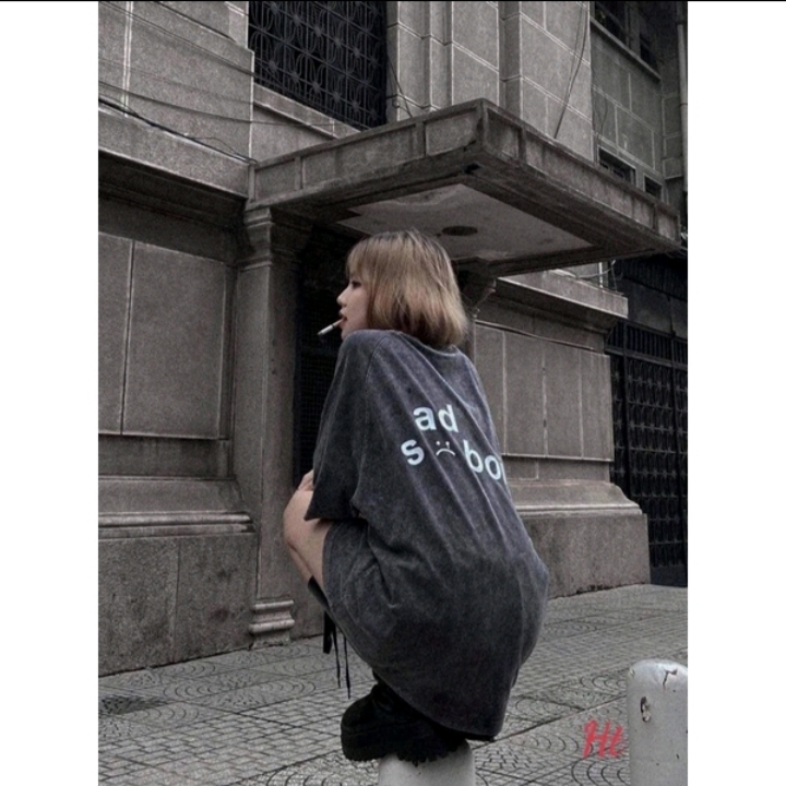 Siêu phẩm áo phông loang sad boiz unisex form rộng nam nữ