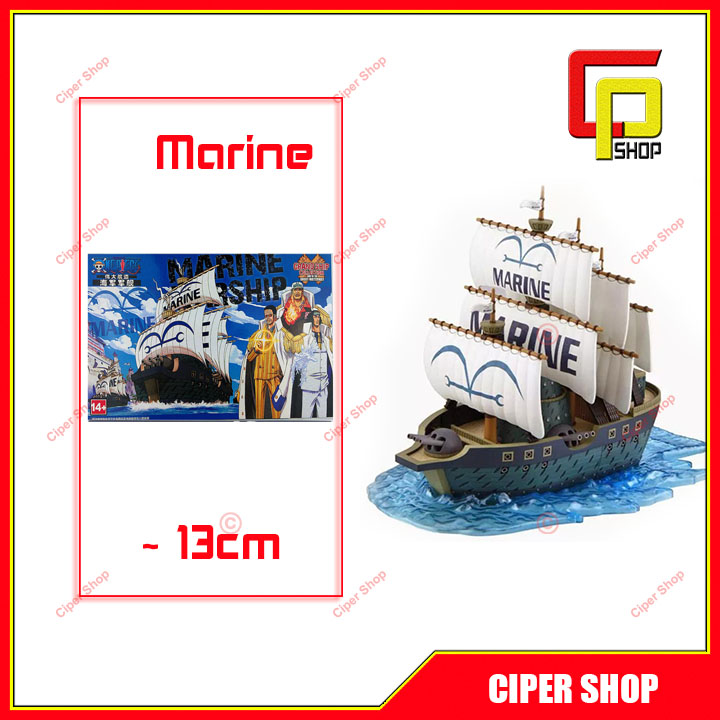 Model Boat Marine Navy one piece Luffy