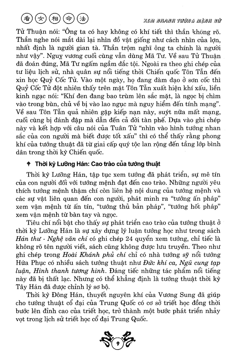 Xem Nhanh Tướng Mệnh Nữ - Từ Liêm