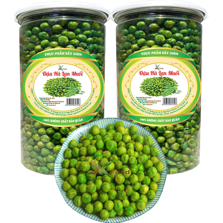 500G ĐẬU HÀ LAN MUỐI THƯƠNG HIỆU SK FOOD