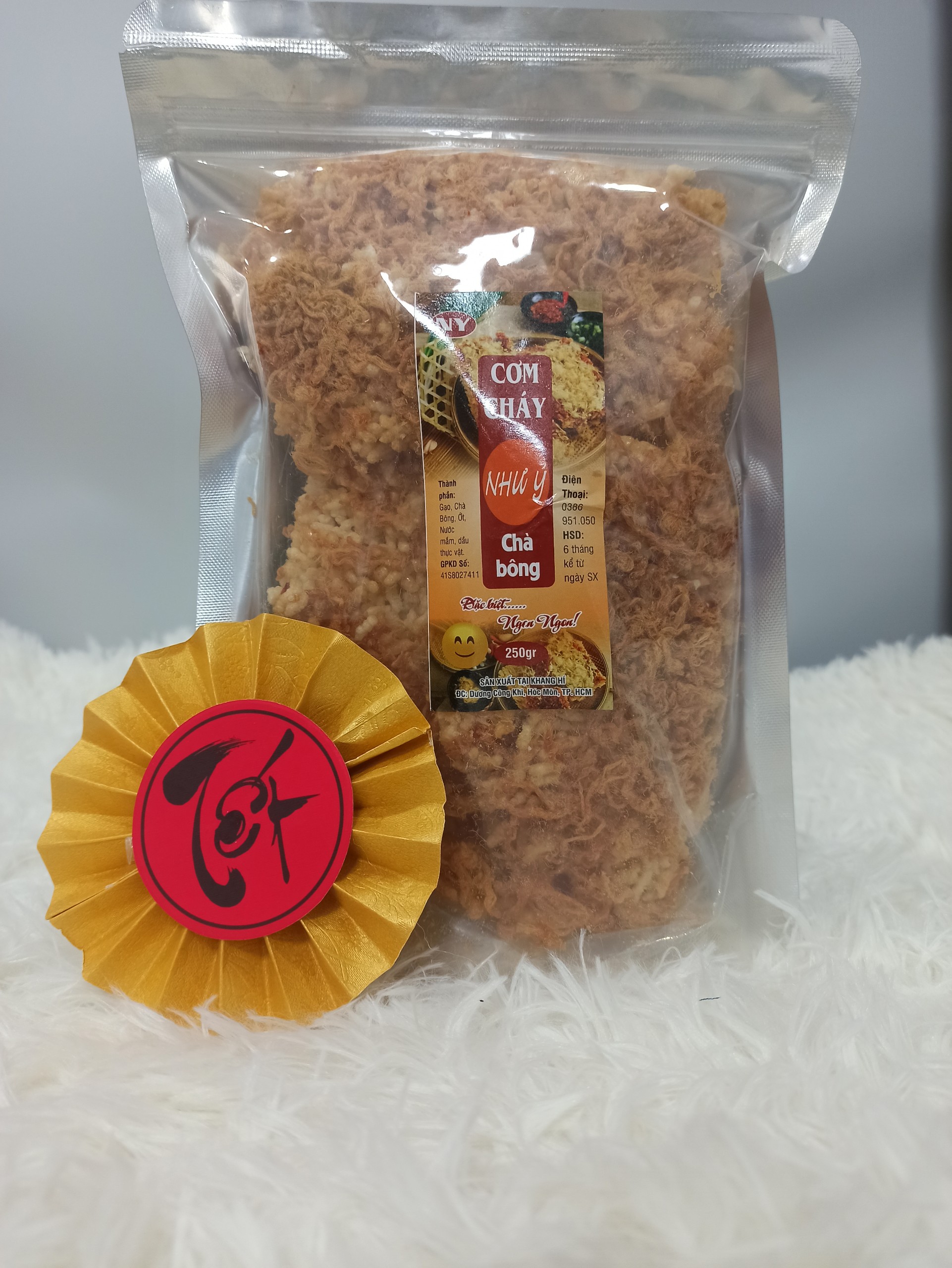 Cơm cháy chà bông hiệu Khang Hí
