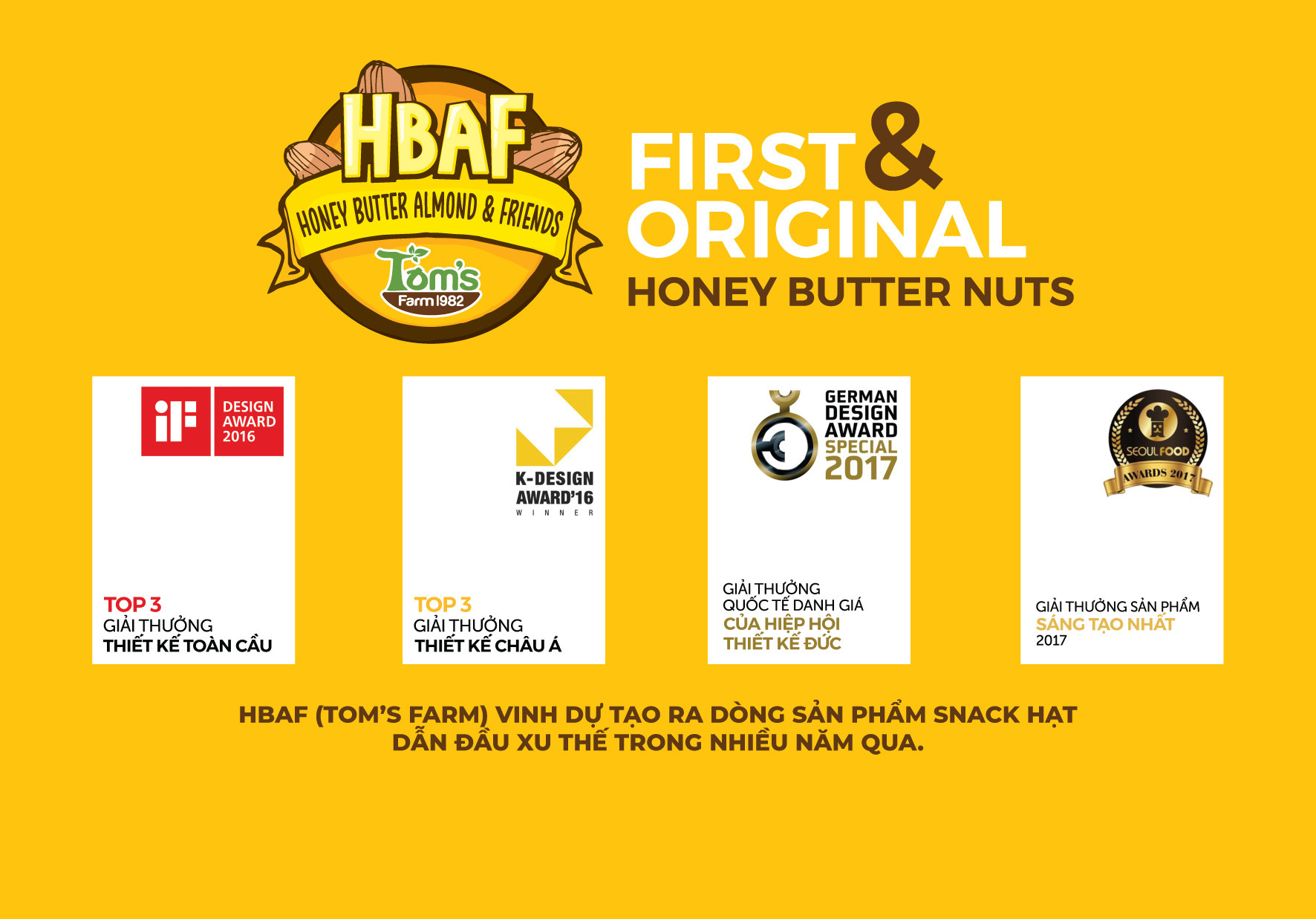 Hạt Hạnh nhân tẩm Vị HBAF Hàn Quốc 40g