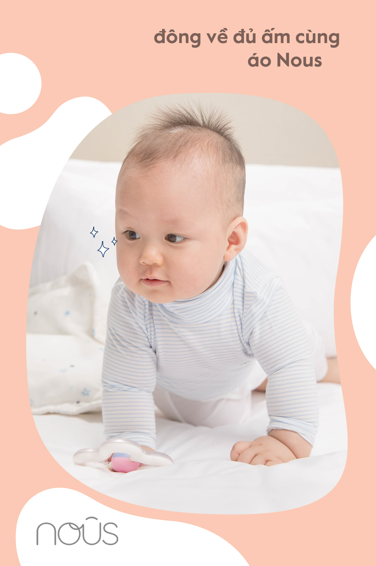 ÁO GIỮ NHIỆT NOUS CỔ 3 PHÂN, 5 PHÂN