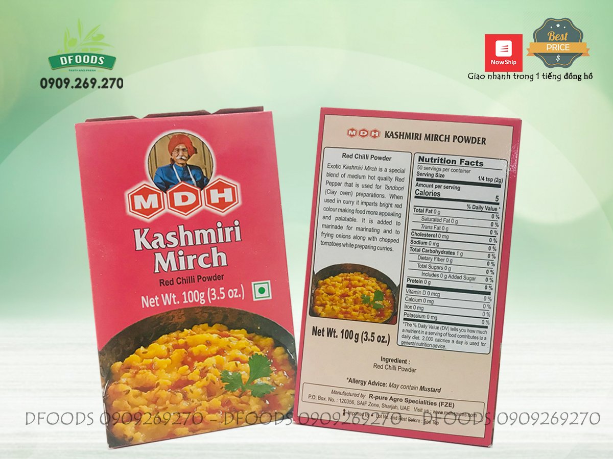 Bột Gia Vị Ấn Độ MDH 100g